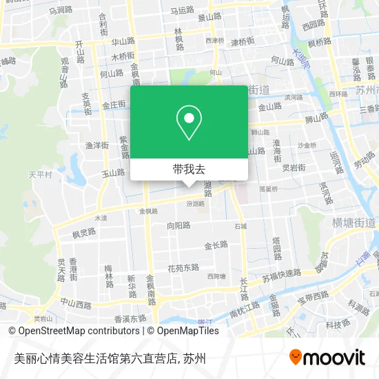 美丽心情美容生活馆第六直营店地图