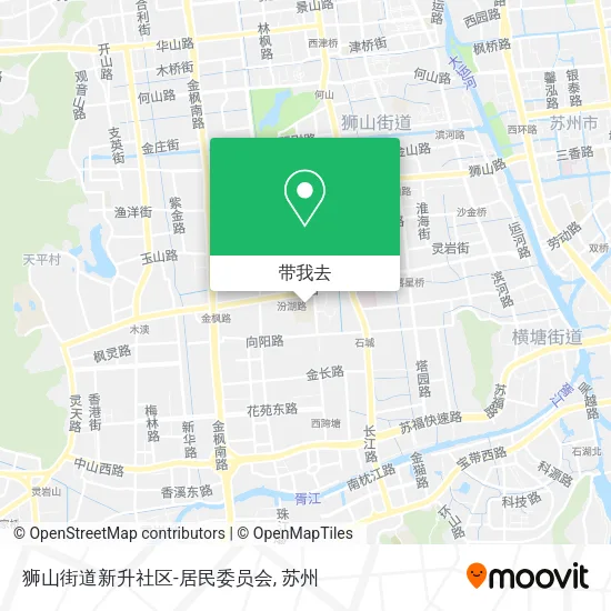 狮山街道新升社区-居民委员会地图