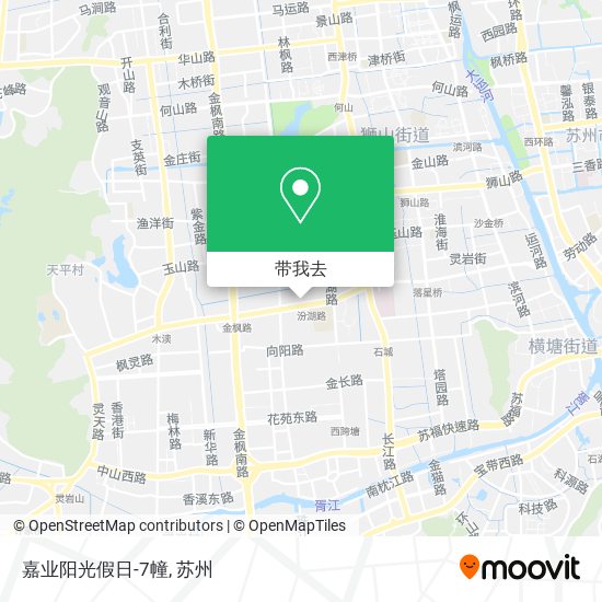 嘉业阳光假日-7幢地图