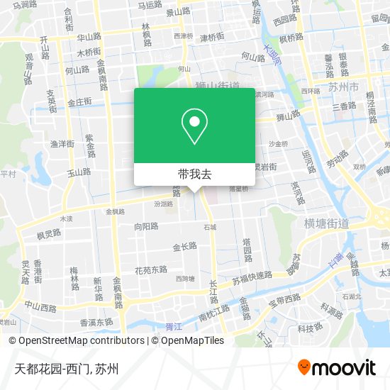 天都花园-西门地图