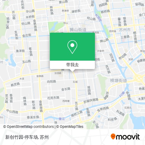新创竹园-停车场地图