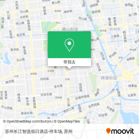 苏州长江智选假日酒店-停车场地图