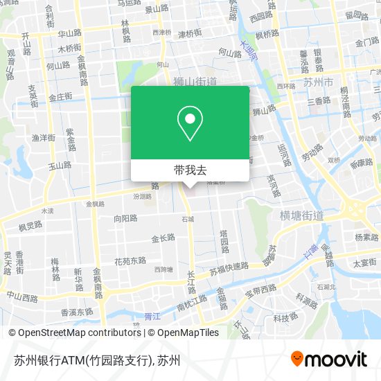 苏州银行ATM(竹园路支行)地图