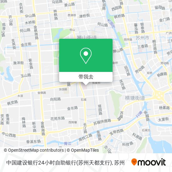 中国建设银行24小时自助银行(苏州天都支行)地图