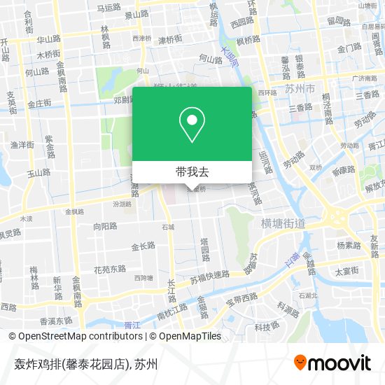 轰炸鸡排(馨泰花园店)地图