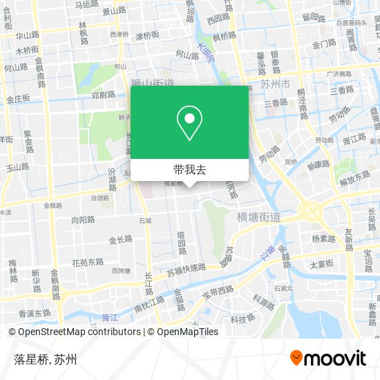 落星桥地图