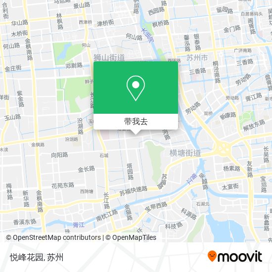 悦峰花园地图