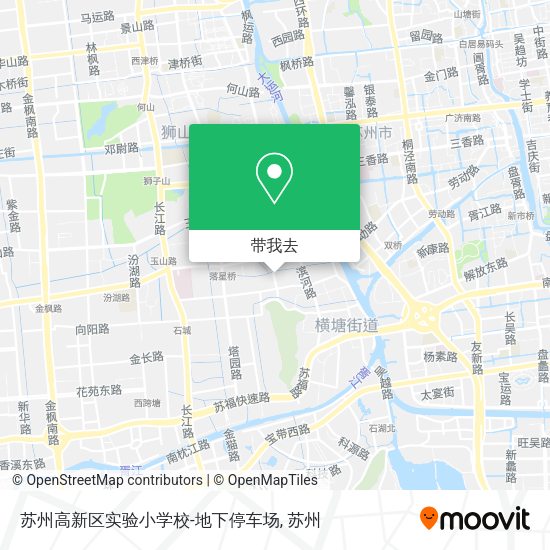 苏州高新区实验小学校-地下停车场地图