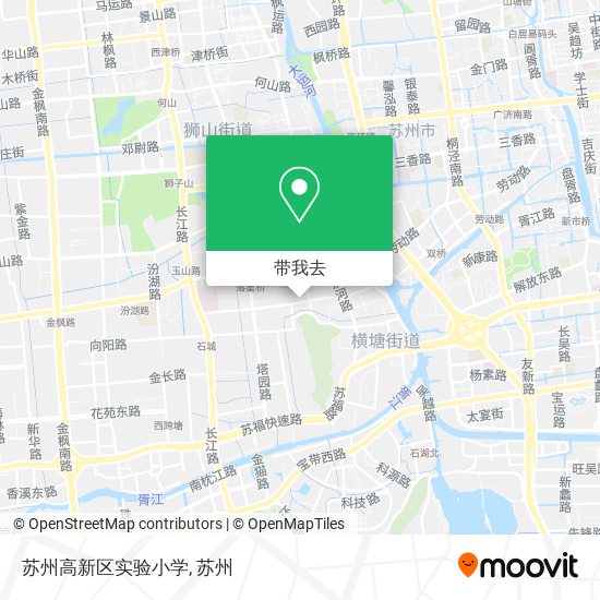 苏州高新区实验小学地图