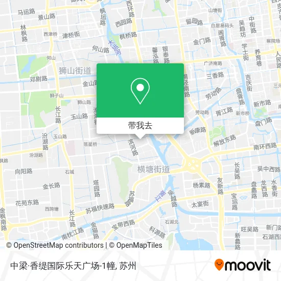 中梁·香缇国际乐天广场-1幢地图