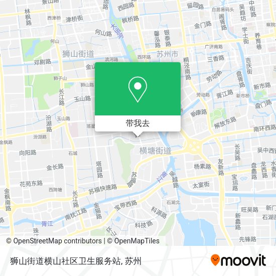 狮山街道横山社区卫生服务站地图