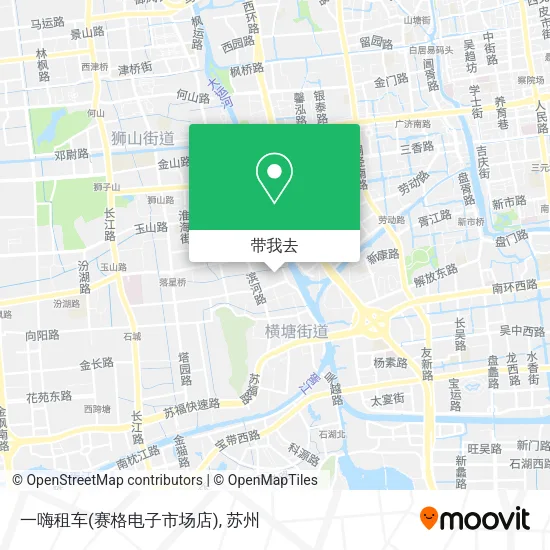 一嗨租车(赛格电子市场店)地图