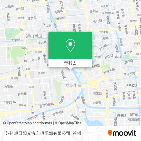 苏州旭日阳光汽车俱乐部有限公司地图