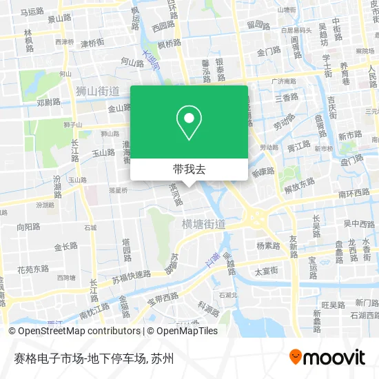 赛格电子市场-地下停车场地图