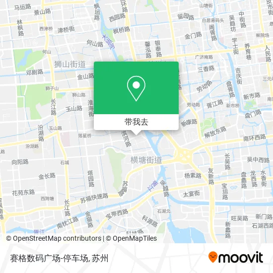 赛格数码广场-停车场地图