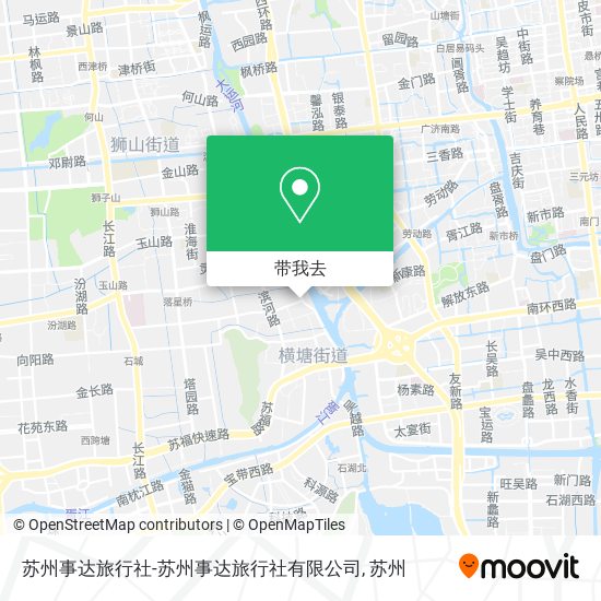 苏州事达旅行社-苏州事达旅行社有限公司地图