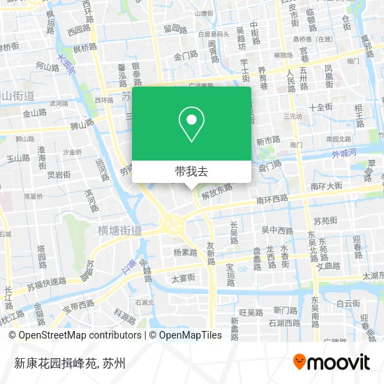 新康花园揖峰苑地图