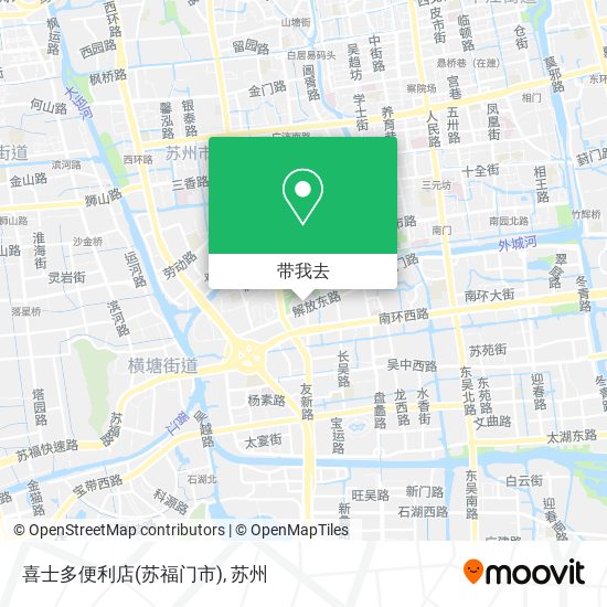 喜士多便利店(苏福门市)地图