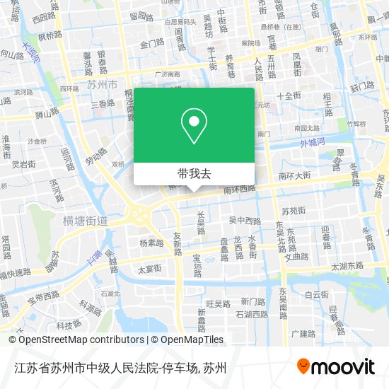江苏省苏州市中级人民法院-停车场地图