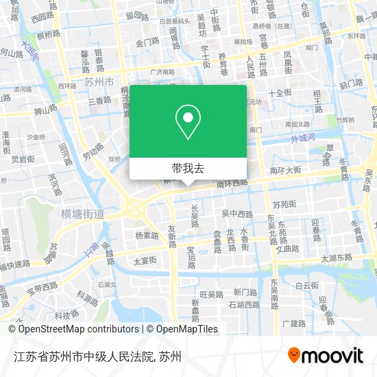 江苏省苏州市中级人民法院地图