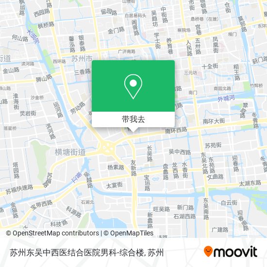 苏州东吴中西医结合医院男科-综合楼地图