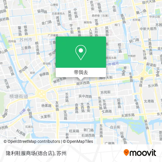 隆利鞋服商场(德合店)地图