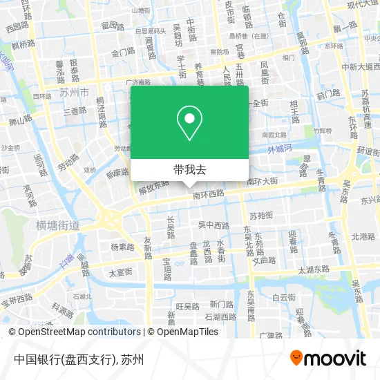 中国银行(盘西支行)地图