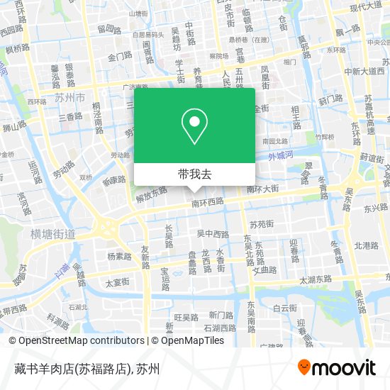 藏书羊肉店(苏福路店)地图