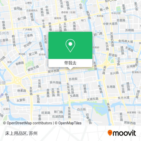 床上用品区地图