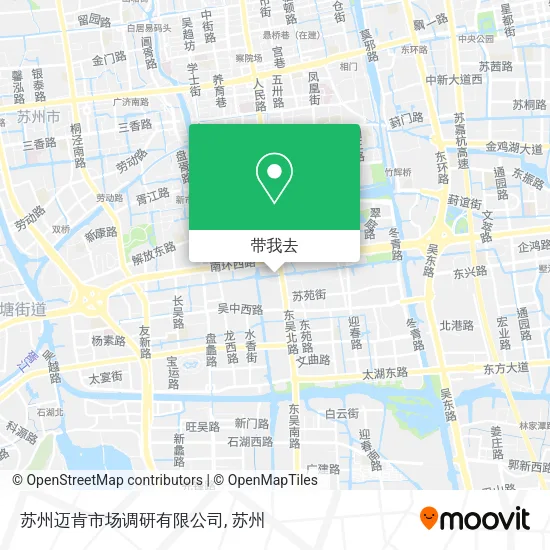 苏州迈肯市场调研有限公司地图