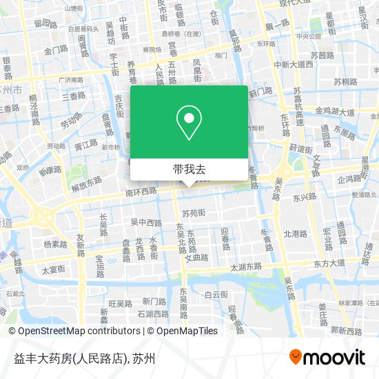 益丰大药房(人民路店)地图