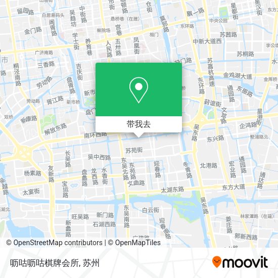 呖咕呖咕棋牌会所地图