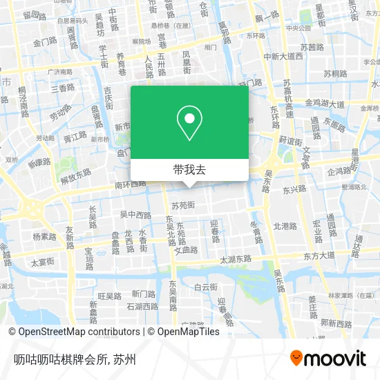 呖咕呖咕棋牌会所地图
