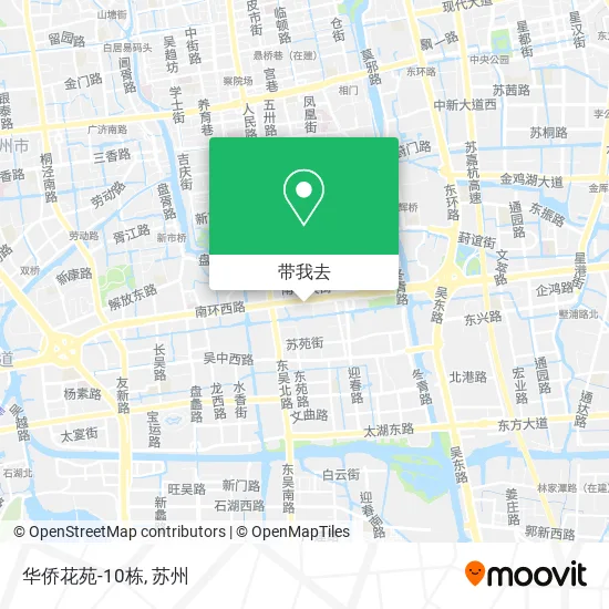 华侨花苑-10栋地图