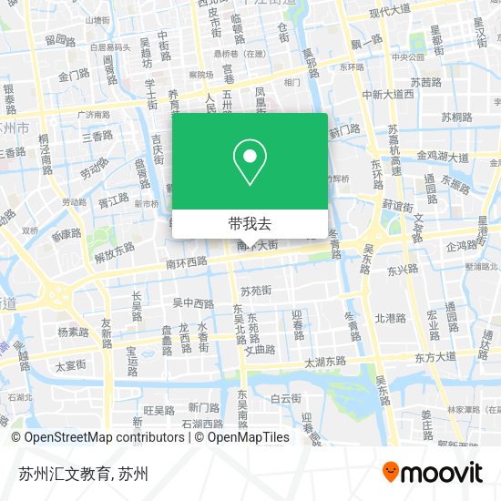 苏州汇文教育地图