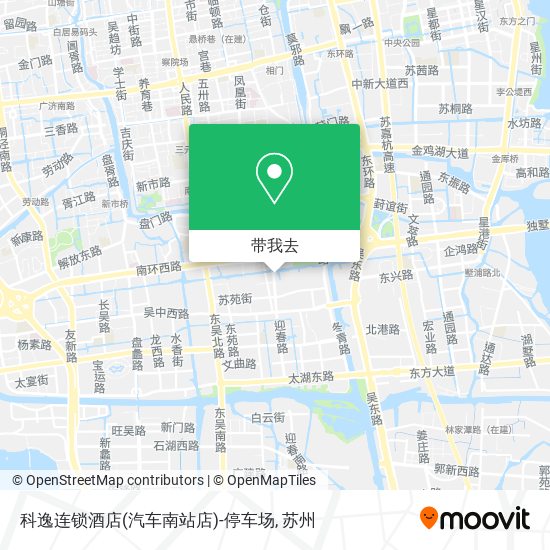 科逸连锁酒店(汽车南站店)-停车场地图