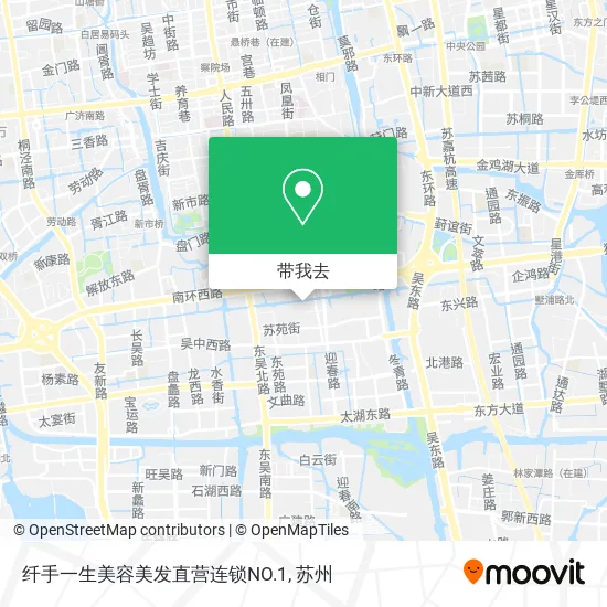 纤手一生美容美发直营连锁NO.1地图