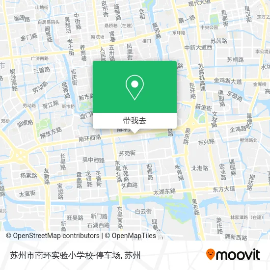 苏州市南环实验小学校-停车场地图