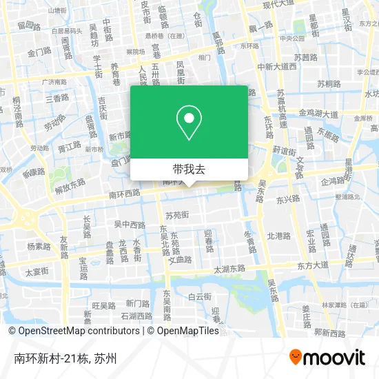 南环新村-21栋地图
