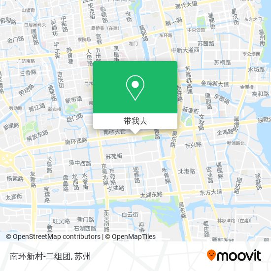 南环新村-二组团地图