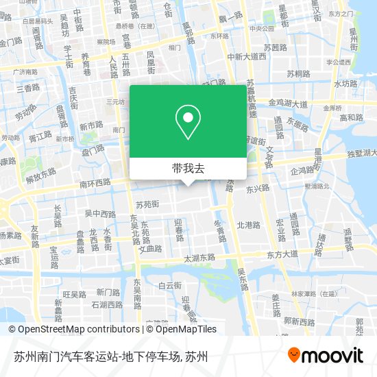 苏州南门汽车客运站-地下停车场地图