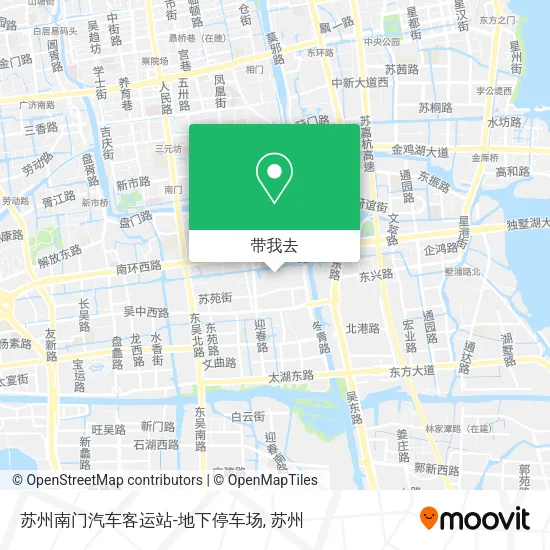 苏州南门汽车客运站-地下停车场地图