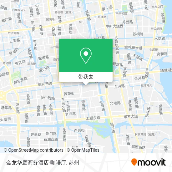 金龙华庭商务酒店-咖啡厅地图