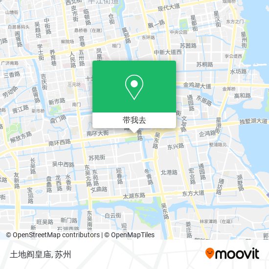 土地阎皇庙地图