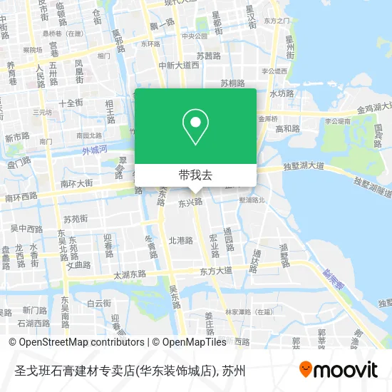 圣戈班石膏建材专卖店(华东装饰城店)地图
