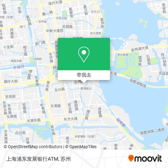 上海浦东发展银行ATM地图