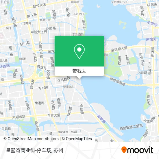 星墅湾商业街-停车场地图