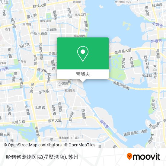 哈狗帮宠物医院(星墅湾店)地图
