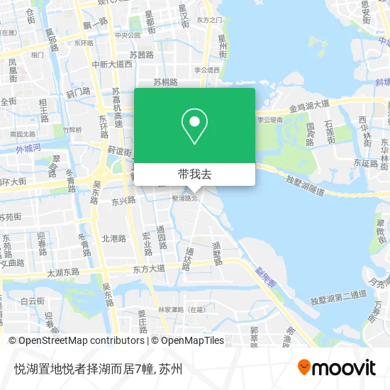 悦湖置地悦者择湖而居7幢地图