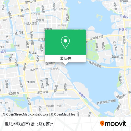 世纪华联超市(塘北店)地图